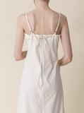 Rain Sleeveless String Long One Piece