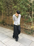 Peter Stripe Wide Slacks