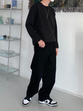 Round Cutting Knit Tee