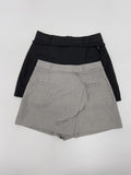 Ready Belted Wrap Skirt Pants
