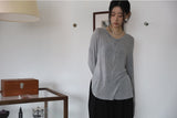 Up down button t-shirt