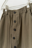 Cage Button Wide Pants