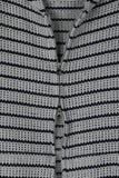 Stone Striped Zip Hoodie