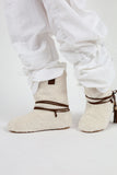 Shearling fleece boots