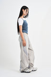Wind-cut mesh nylon pants