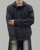 Lael Zip-Up Collar Cardigan
