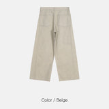 Line Cotton Pants