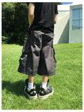 Mad Pintuck Bermuda Cargo Pants