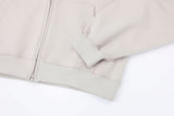 Rubber Stitch Hood Zip-Up