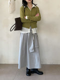Pleated Strap Loose Fit Blouse