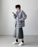 Exi Wide Bermuda Denim