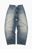 Brunel crack denim pants