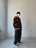 Pleat Pure Brown Denim