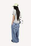 Check Star Applique T-shirt