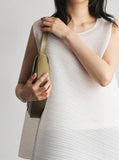 [Premium] Linea Pleats Unbalance Sleeveless Set