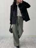 Pocket Fringe Half Tweed Jacket