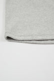 1+1) Brushed basic crop t-shirt
