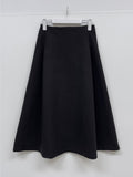 Bisset Wool Flare Skirt