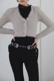 Washing Denim Eyelet Belt