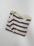 Glam Striped Crop Cardigan