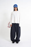 Max Wide Curved Twill Pants