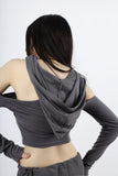 X Hood Bra Top Set