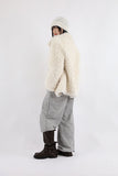 Saku Wool Collar Fur Jacket