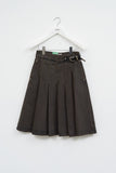 (W) Osaki Pleats Denim Skirt