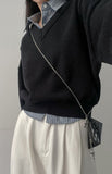 [Plan] Pintuck Daily V-Neck Knit