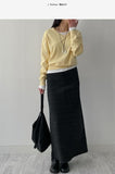 Ad Symbol V-Neck Loose-Fit Knit