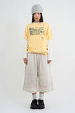 Washed Volume Carpenter Bermuda Pants