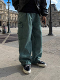 Tune denim wide pants