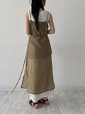Romi Layered Bustier Long One Piece