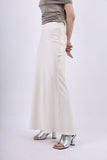 satin long skirt