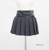 Pine Ribbon Pleated Skirt