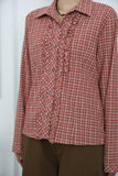 Annie Check Frill Shirt