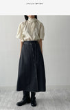 [Setup Available] Stitch Banding Long Skirt