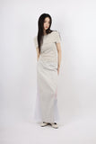 see-through mesh long skirt