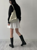 Tweed Zip-Up Blouson Jacket