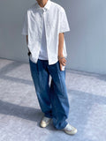 Wearable String Cotton Half Shirt