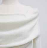 Marsh Off-Shoulder Layered T-Shirt