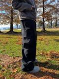 Dea Zipper Wide Cargo Pants