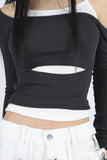 Berry Two Way Open Tee