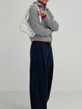 Raglan Two-Way Knit Zip Up