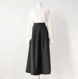 Ever 3-piece Blouse Vest Long Skirt Set