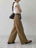 Banding Crop Short Sleeve Blouse