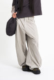 Brit light curved wide pants