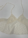 Flower See-through Halterneck Bustier