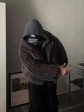 Grizzly Bear Fur Hood Padding