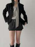 Lien V-Neck Tie Blouse
